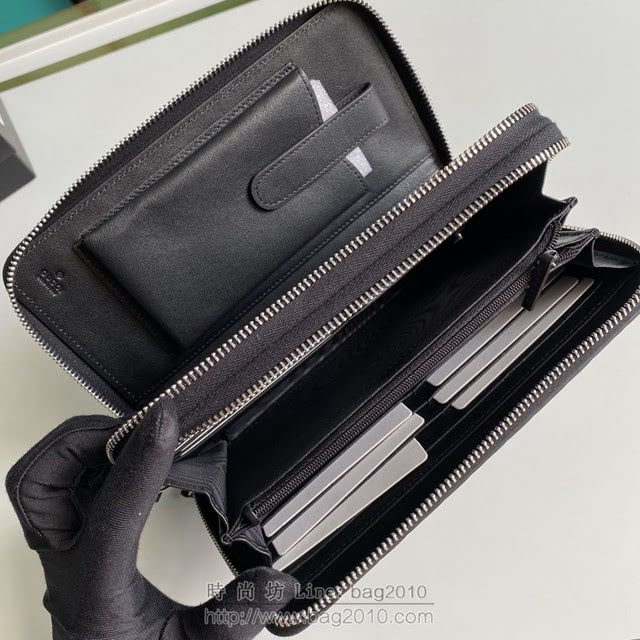 Gucci古馳包包 G家新款錢包 款號:395474  古奇克壓皮男士大號錢包 手拿包  gdj1369